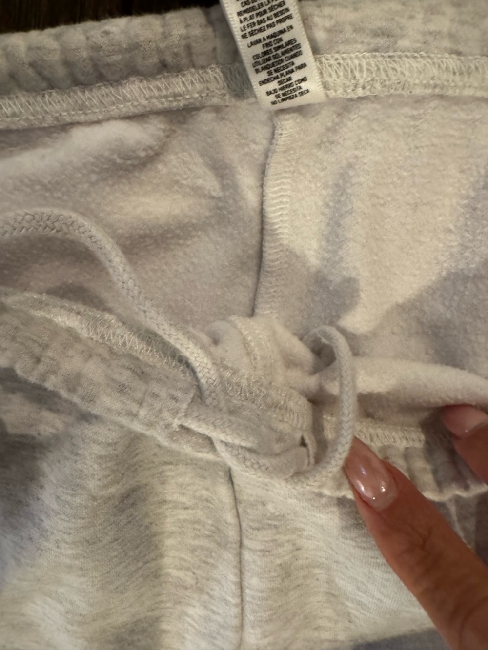 SKIMS oversized jogger Pants Light Heather Gray - Picture 2 of 3